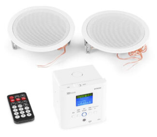 RH Dynamics - system audio- wzmacniacz BT+ 2x głośnik sufitowy 2x15W