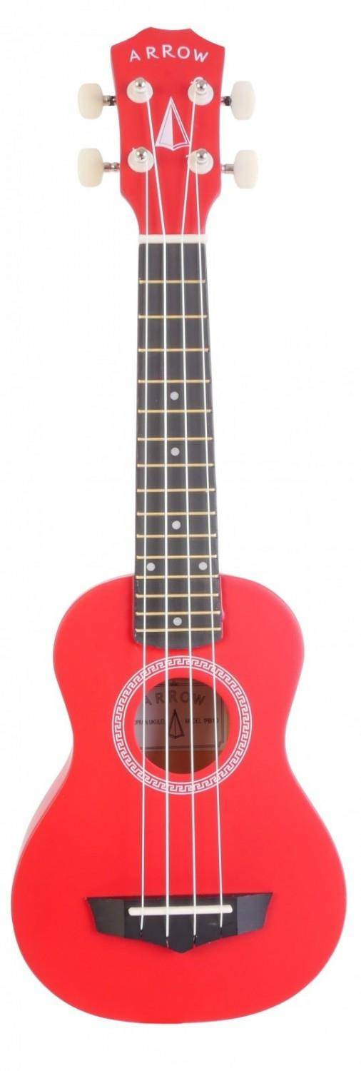 Arrow PB-10 Red - ukulele sopranowe z pokrowcem