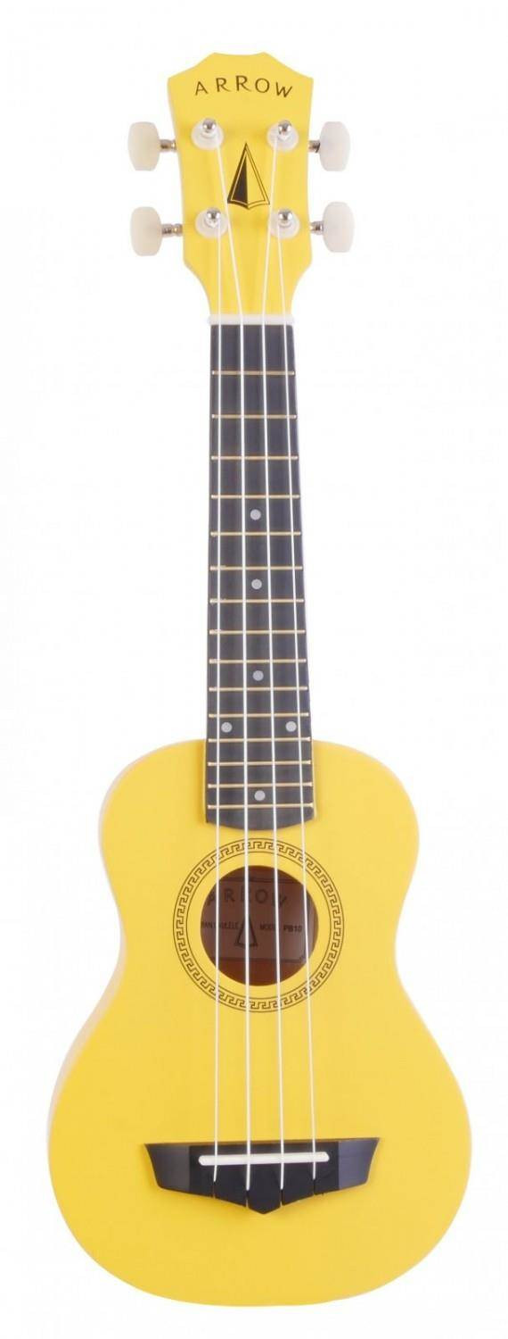 Arrow PB-10 Yellow - ukulele sopranowe z pokrowcem