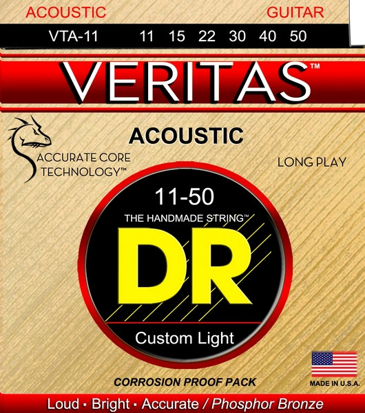 DR VTA 11-50 VERITAS - struny do gitary akustycznej