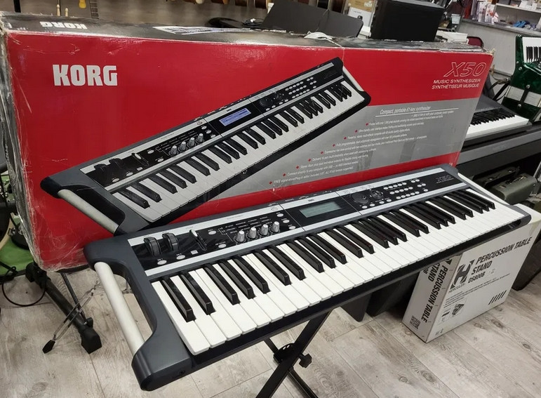 Korg X50 - syntezator w doskonałym stanie, RATY, faktura VAT Marża