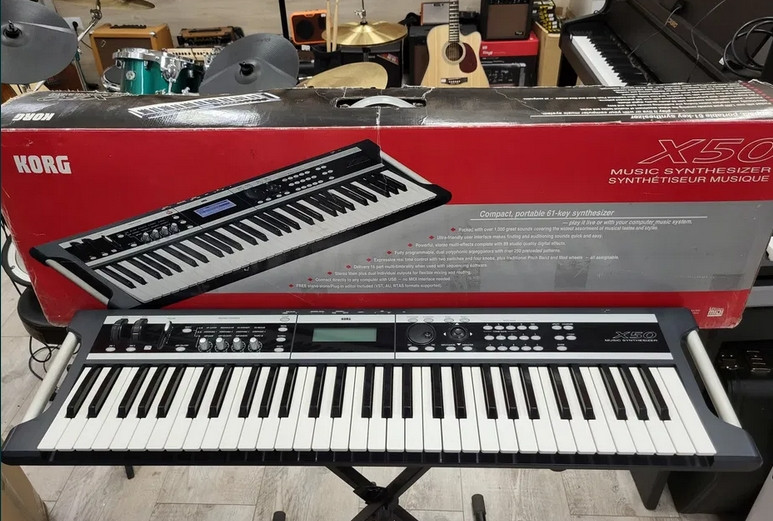 Korg X50 - syntezator w doskonałym stanie, RATY, faktura VAT Marża