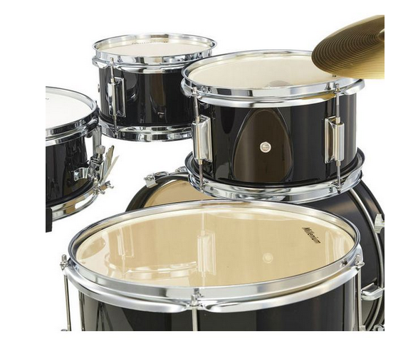Millenium Focus Junior Drum Set Black - zestaw perkusyjny dziecięcy