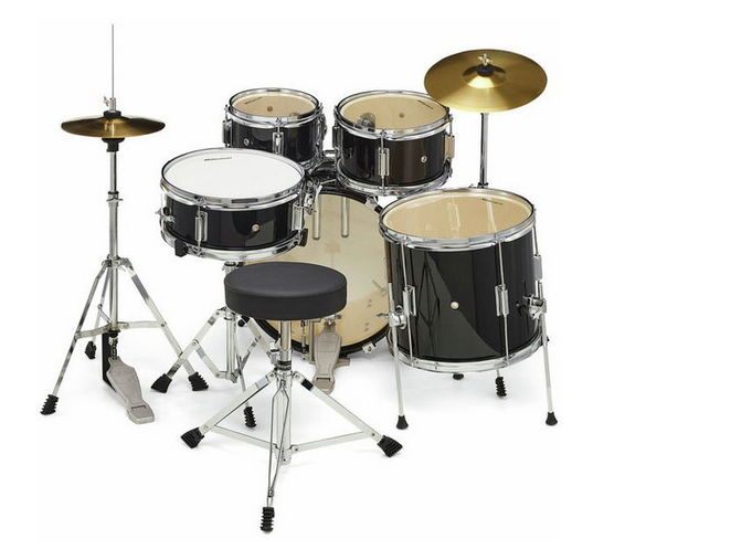 Millenium Focus Junior Drum Set Black - zestaw perkusyjny dziecięcy