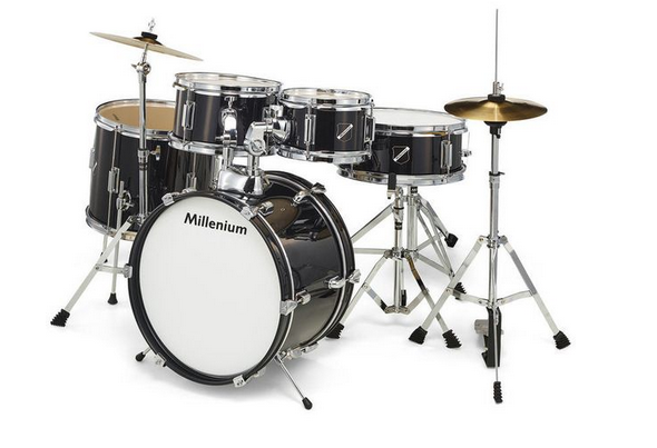 Millenium Focus Junior Drum Set Black - zestaw perkusyjny dziecięcy