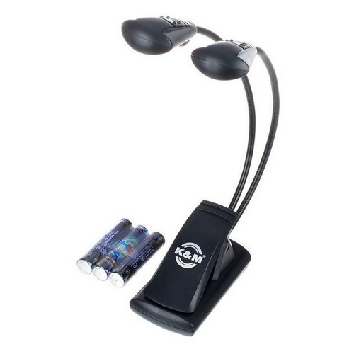 K&M 12243 Double LED FlexLight - Lampka LED do pulpitu podwójna