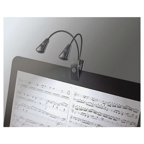 K&M 12243 Double LED FlexLight - Lampka LED do pulpitu podwójna