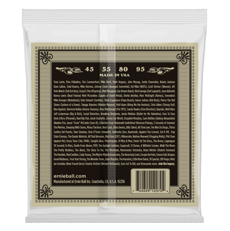 Ernie Ball 2070 Earthwood - struny do basu akustycznego