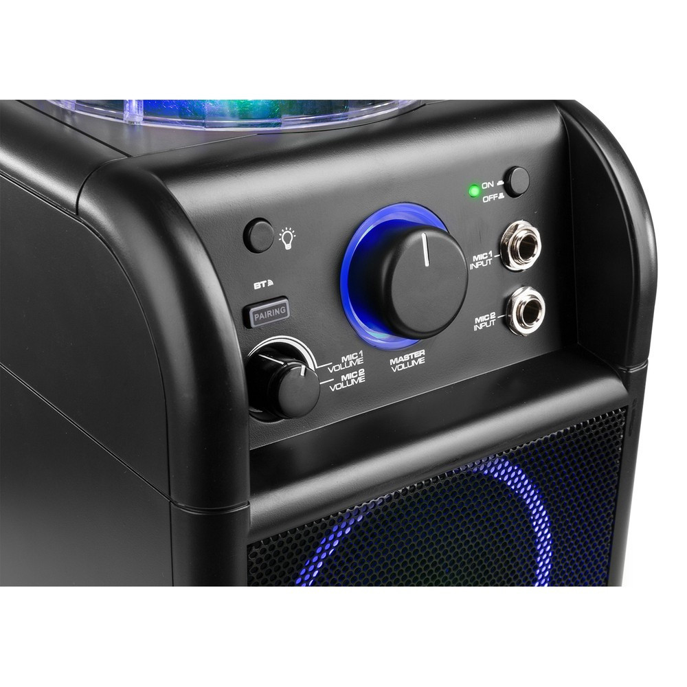 Vonyx SBS55B - głośnik karaoke 2x mikrofon BT LED