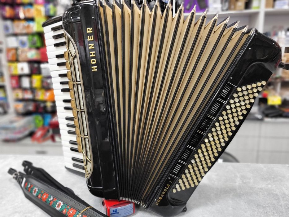HOHNER ORGANOLA IV PM Semi-Cassotto - AKORDEON 120- basowy UŻYWANY - KOMIS, RATY, FV-Marża