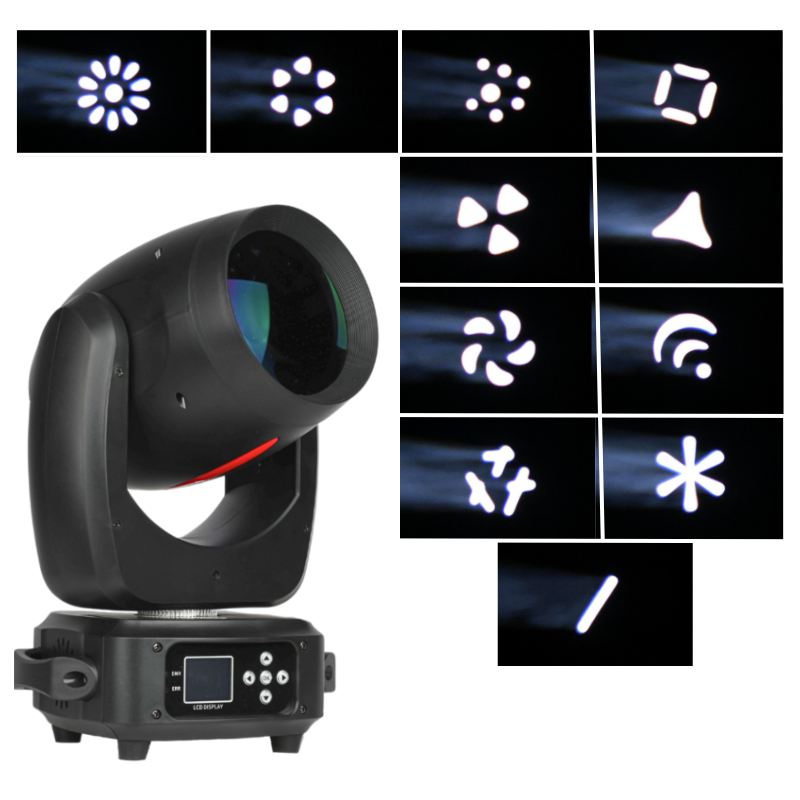 LIGHT4ME RED LINE BEAM 120W Głowica ruchoma LED oświetlenie sceniczne