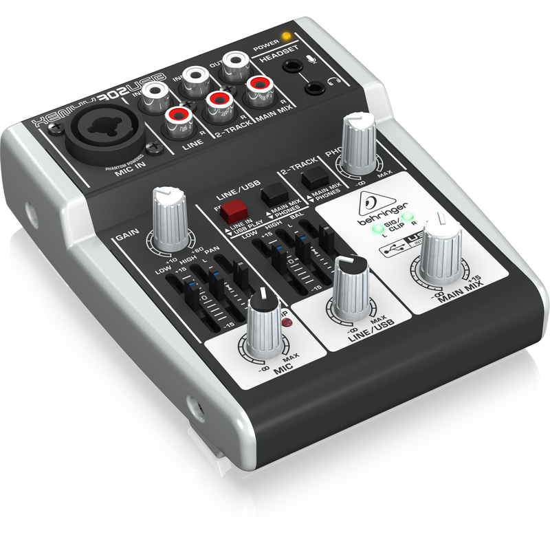 Behringer XENYX 302USB - mikser dźwięku