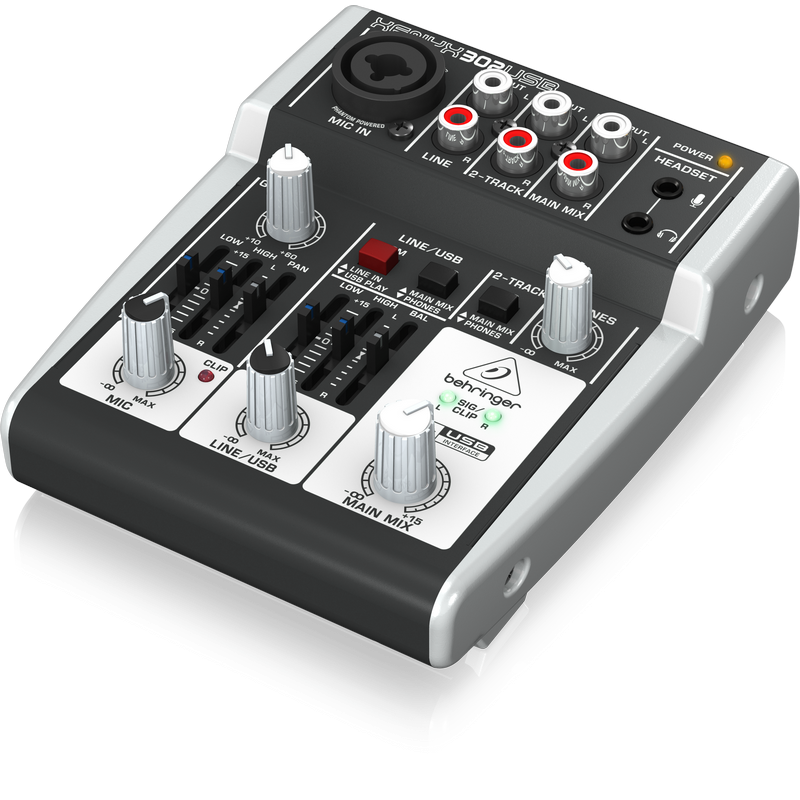 Behringer XENYX 302USB - mikser dźwięku