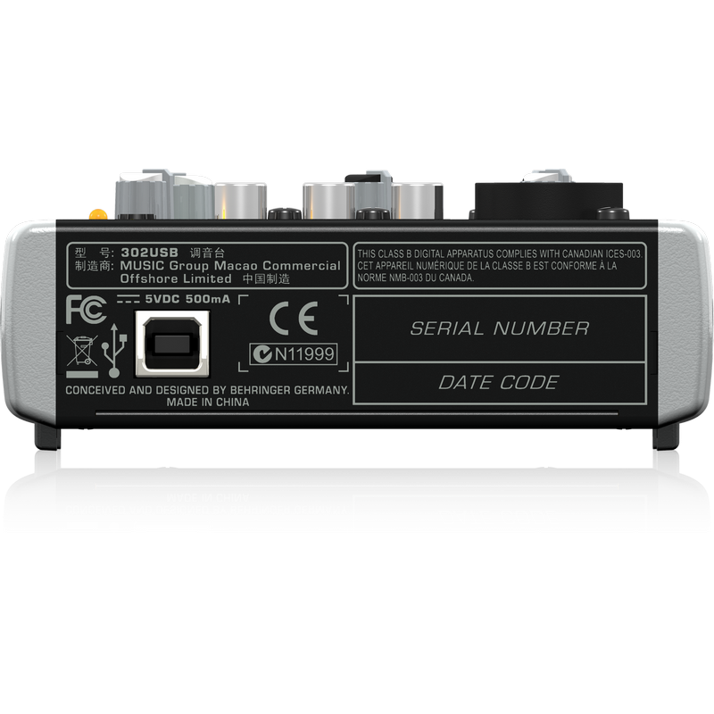 Behringer XENYX 302USB - mikser dźwięku
