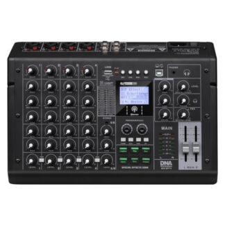 DNA MIX-EFF 6 - analogowy mikser dźwięku 6 kanałów USB MP3 Bluetooth Phantom +48V DSP EQ efekty dźwiękowe