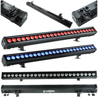 Evolights GLAZE BAR 24x4W RGBW IP65 - listwa oświetleniowa LED oświetlenie zewnętrzne sceniczne