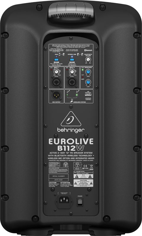 Behringer B112W Kolumna aktywna z łącznością Bluetooth
