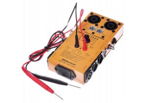 Millenium MCT-20 - tester kabli XLR DMX Speakon Jack RCA