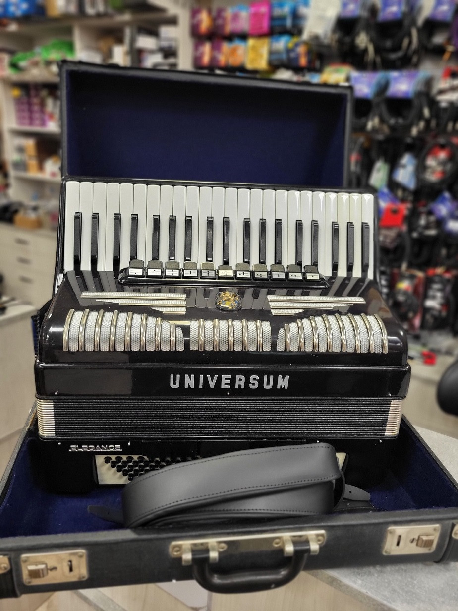 Akordeon Universum Elegance 120 basowy - Jak nowy, faktura, RATY