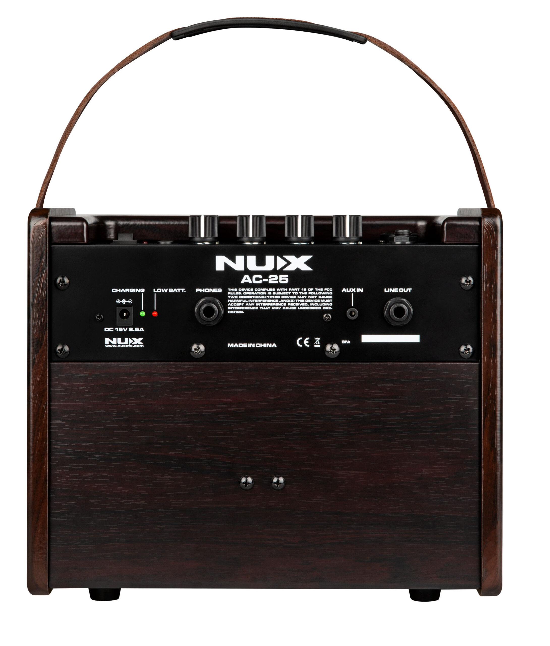 NUX AC-25 - wzmacniacz do gitary akustycznej z akumulatorem