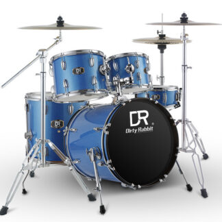 Dirty Rabbit Q80 Blue - Przenośny zestaw perkusyjny Q80b perkusja