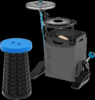 NUVO ZIP-KIT Essential - Przenośny zestaw perkusyjny, travel drum set Zip Kit