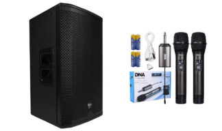 V-TONE WPX12 kolumna aktywna głośnikowa estradowa z kompletem mikrofonów