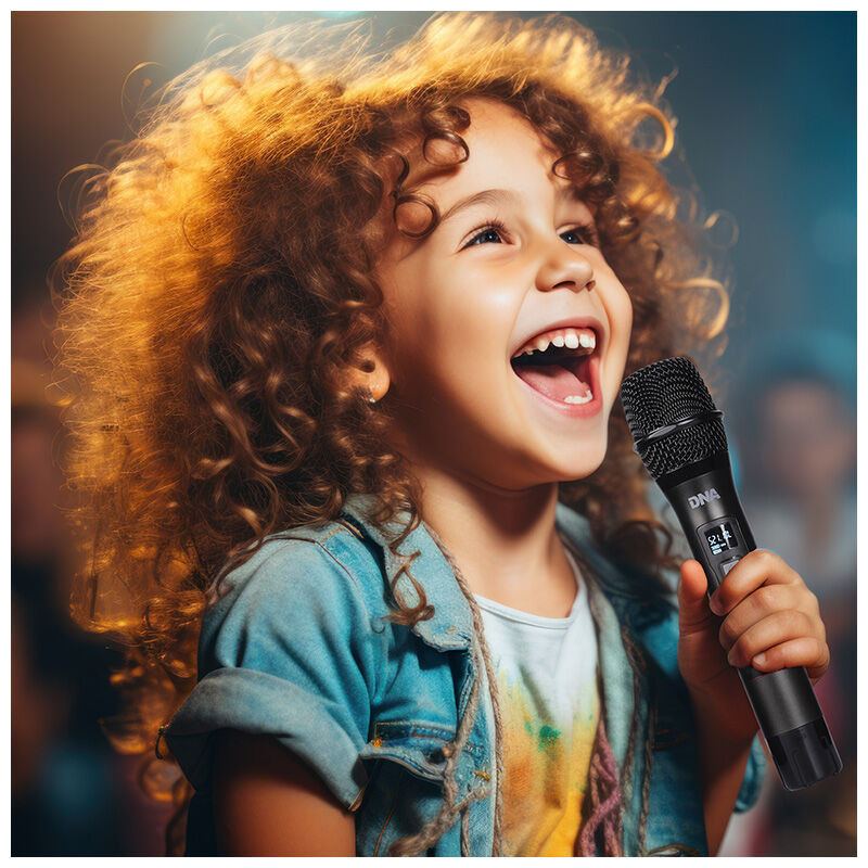 DNA FU VOCAL SET wokalowy mikrofon bezprzewodowy zestaw 1x nadajnik doręczny do karaoke