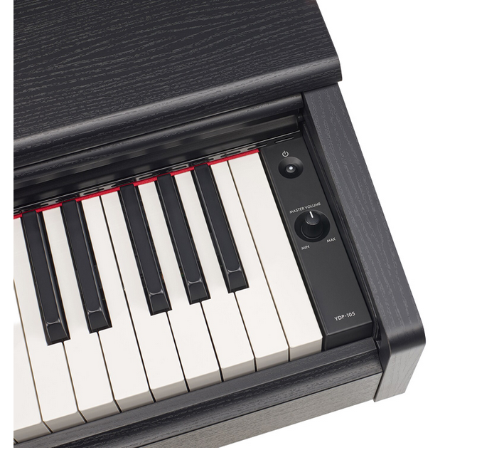 YAMAHA YDP-105B Arius - pianino cyfrowe czarne YDP105