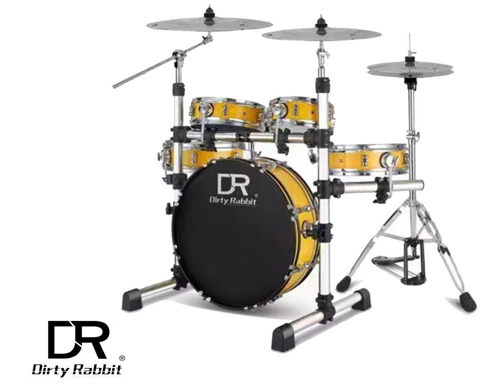 Dirty Rabbit TDB-200-Blue - Przenośny zestaw perkusyjny TDB200 perkusja