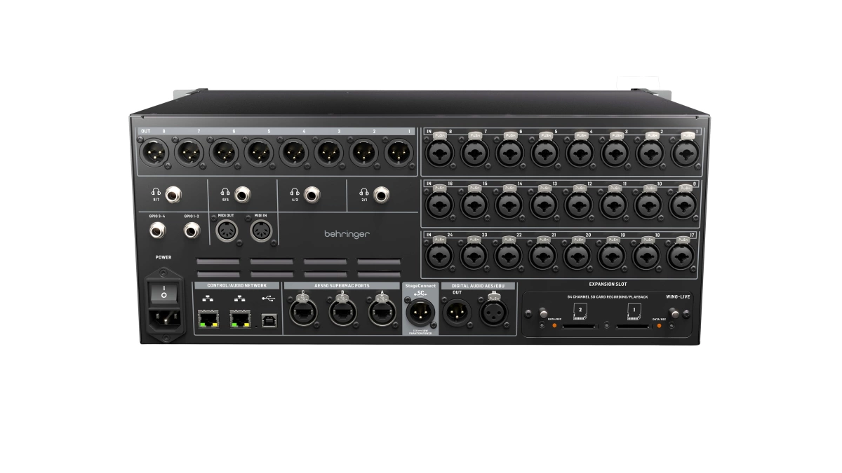 Behringer Wing Rack - Cyfrowy mikser RACK 48-kanałowy z ekranem dotykowym - obrazek 3