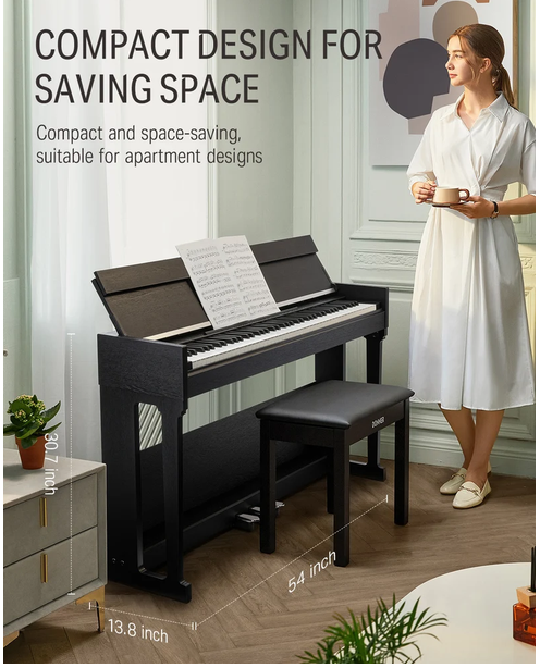 DONNER DDP-90 PRO Black Pianino cyfrowe EC7309 - obrazek 4