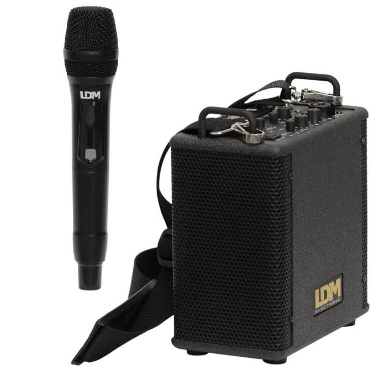 LDM Personal Box Light/V220 XL - Głośnik mobilny z akumulatorem i mikrofonem bezprzewodowym