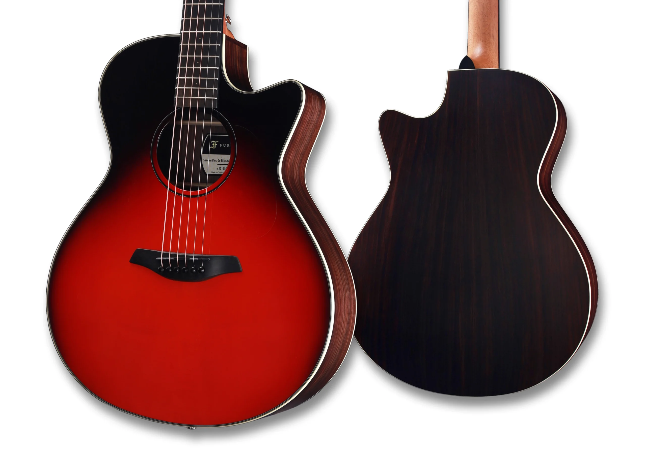 Furch Spectra Plus Gc ER a SPE Maranello Red - Gitara elektro-akustyczna - obrazek 3