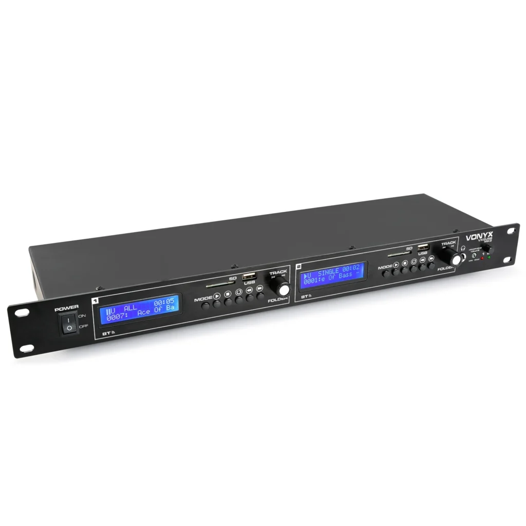 VONYX VX2USB MK2 - Podwójny odtwarzacz multimedialny USB/SD/BT