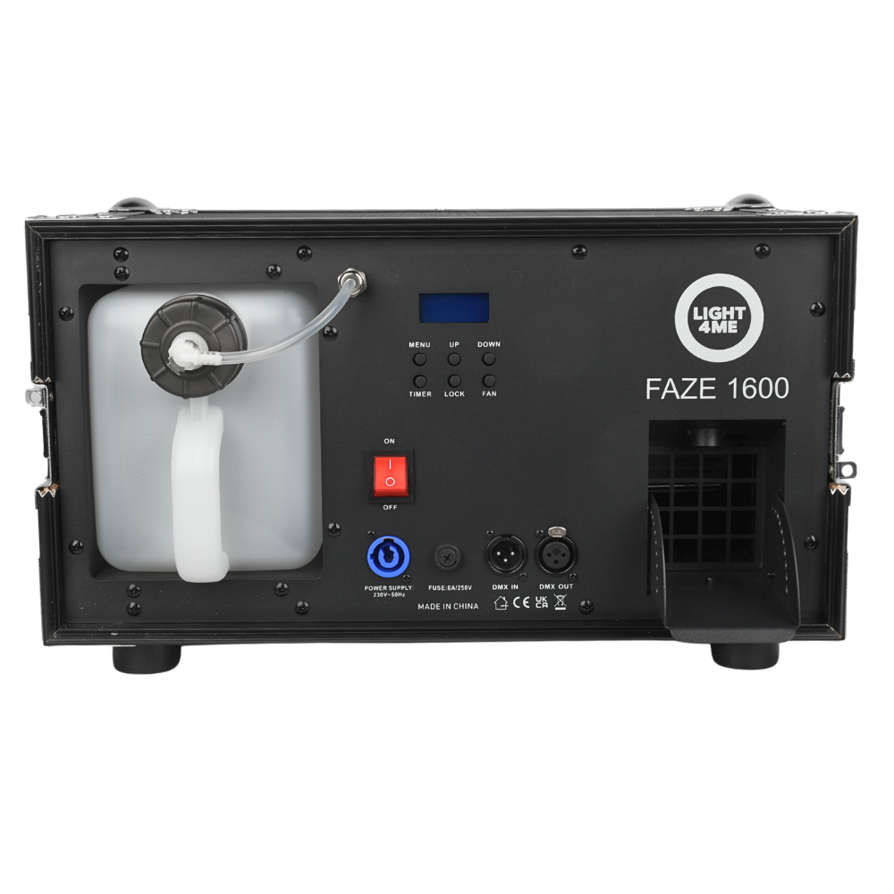 LIGHT4ME FAZE 1600 wytwornica dymu mgły fazer / HAZER, pilot, timer