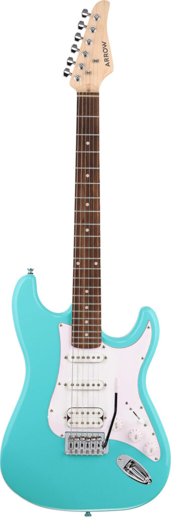 Arrow Tonecaster ST 211 Seafoam Rosewood/White Gitara elektryczna ST211