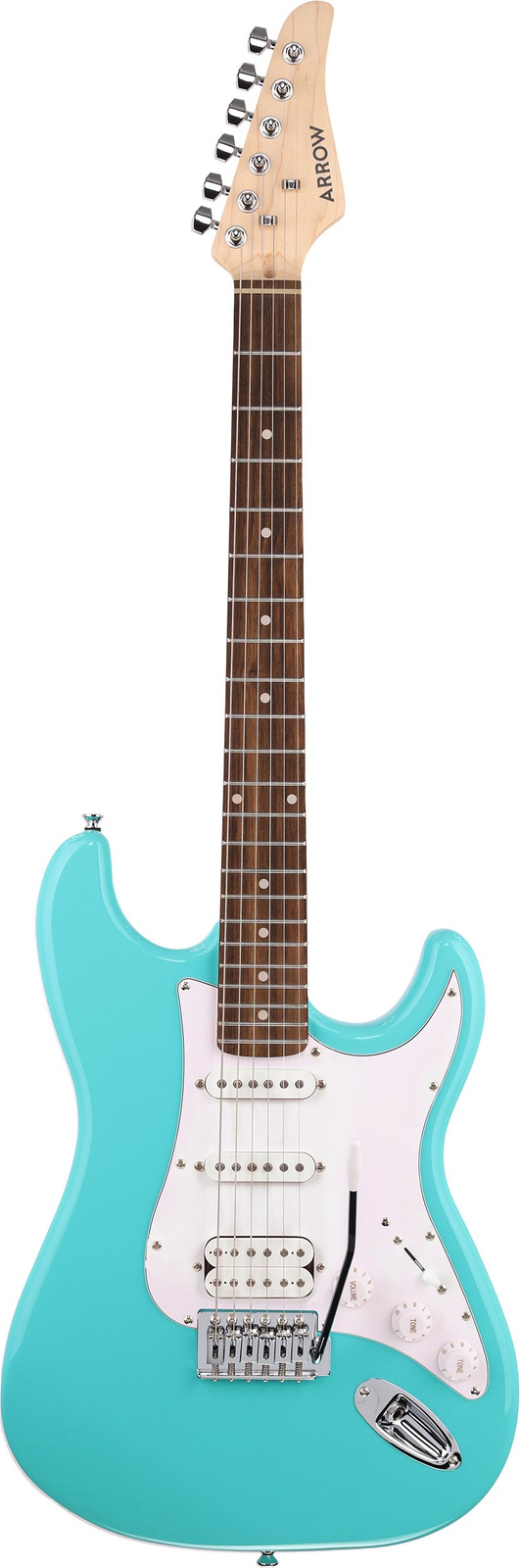 Arrow Tonecaster ST 211 Seafoam Rosewood/White Gitara elektryczna ST211