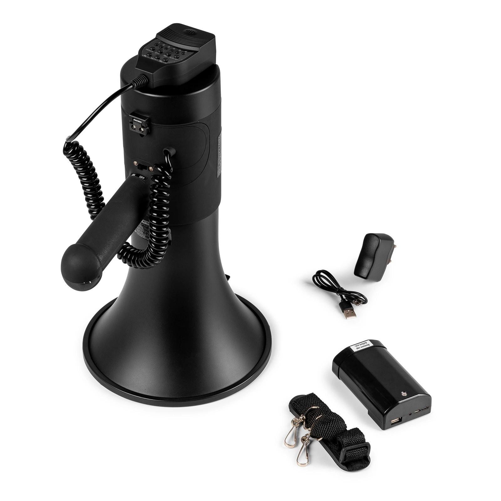 Megafon Vonyx MEG090 90W Czarny Matowy- Megafon z akumulatorem - obrazek 12