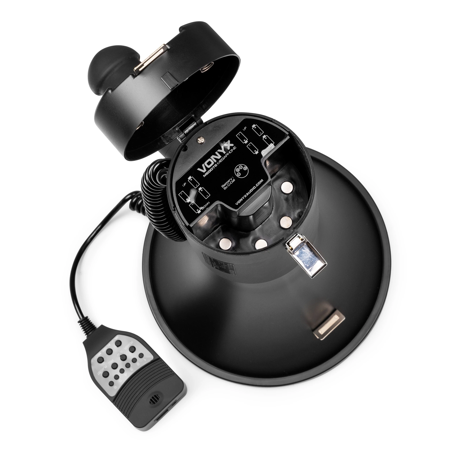 Megafon Vonyx MEG090 90W Czarny Matowy- Megafon z akumulatorem - obrazek 13