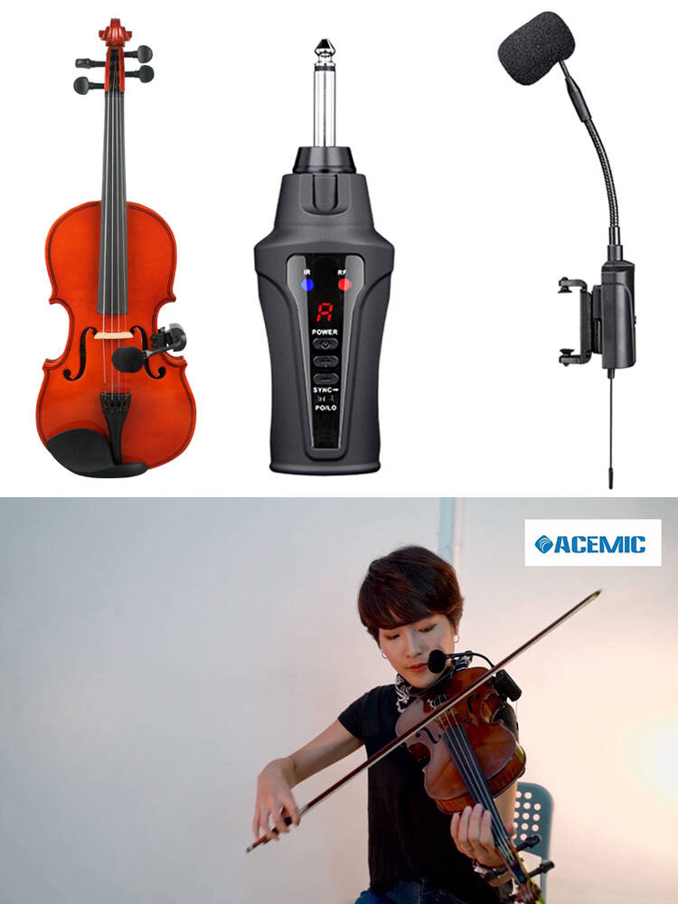 Acemic VT-5 Violin Set Mikrofon bezprzewodowy do skrzypiec - obrazek 6