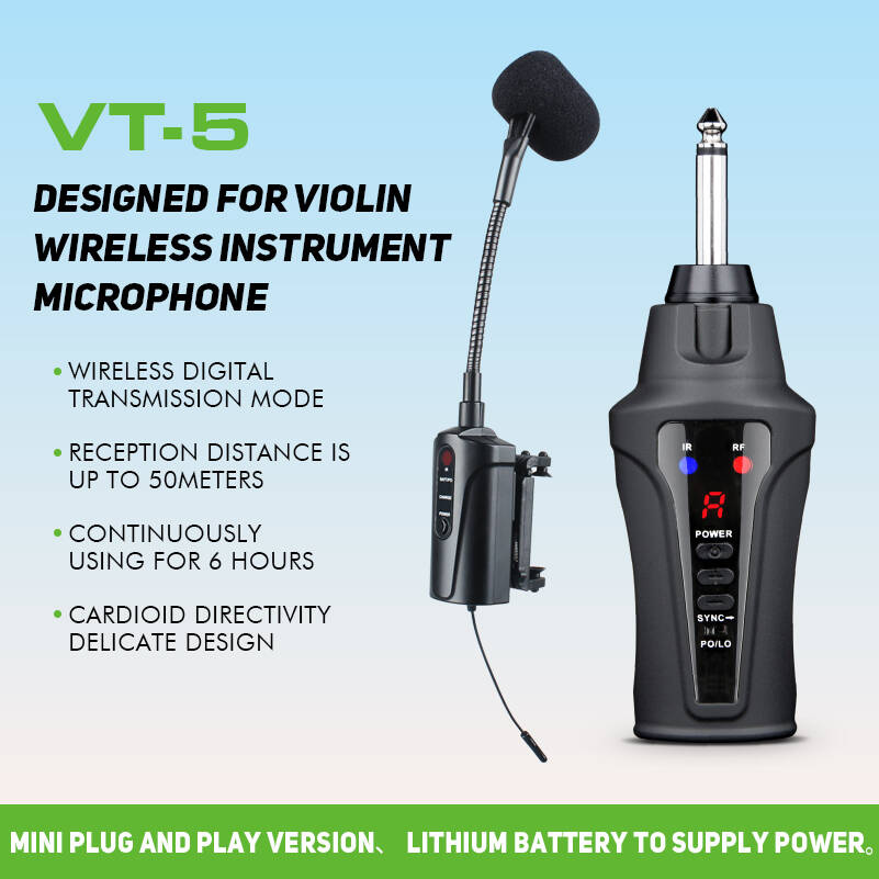 Acemic VT-5 Violin Set Mikrofon bezprzewodowy do skrzypiec - obrazek 11