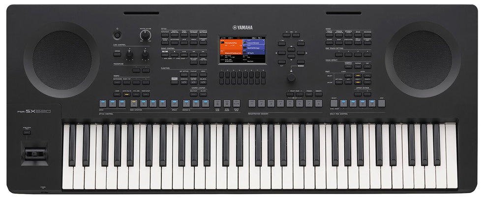 YAMAHA PSR SX620 - keyboard z wbudowanym odtwarzaczem plików AUDIO