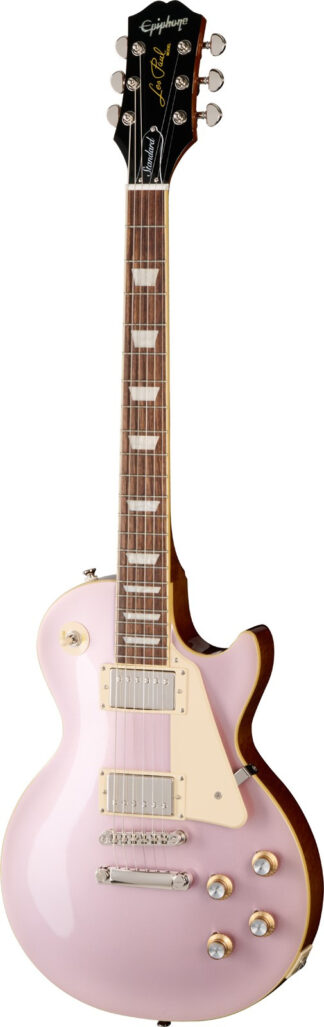 Epiphone Les Paul Standard 60s Heather Poly w/Bag  - Gitara elektryczna z pokrowcem w zestawie (pink)